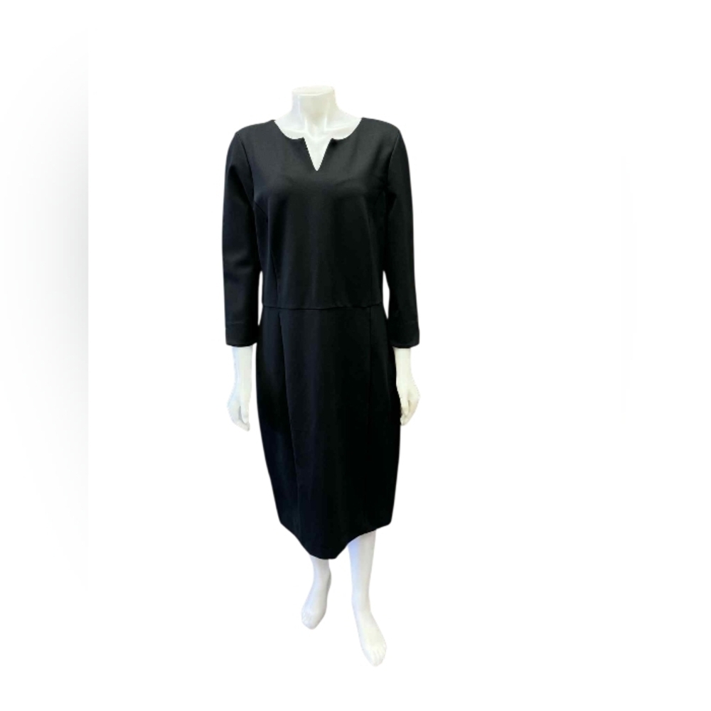 Long Tall Sally NWT Knotch Detail Work Dress Black Size 14